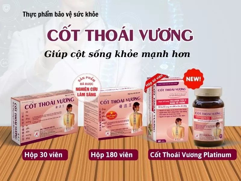 Cốt Thoái Vương giúp cải thiện tình trạng đau lưng do thoái hóa cột sống hiệu quả